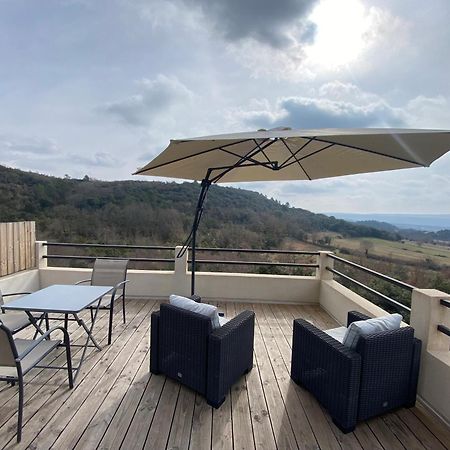 Studio Au Calme, Grande Terrasse Avec Vue Vallee Ginasservis Bagian luar foto