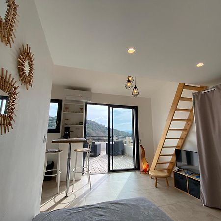 Studio Au Calme, Grande Terrasse Avec Vue Vallee Ginasservis Bagian luar foto